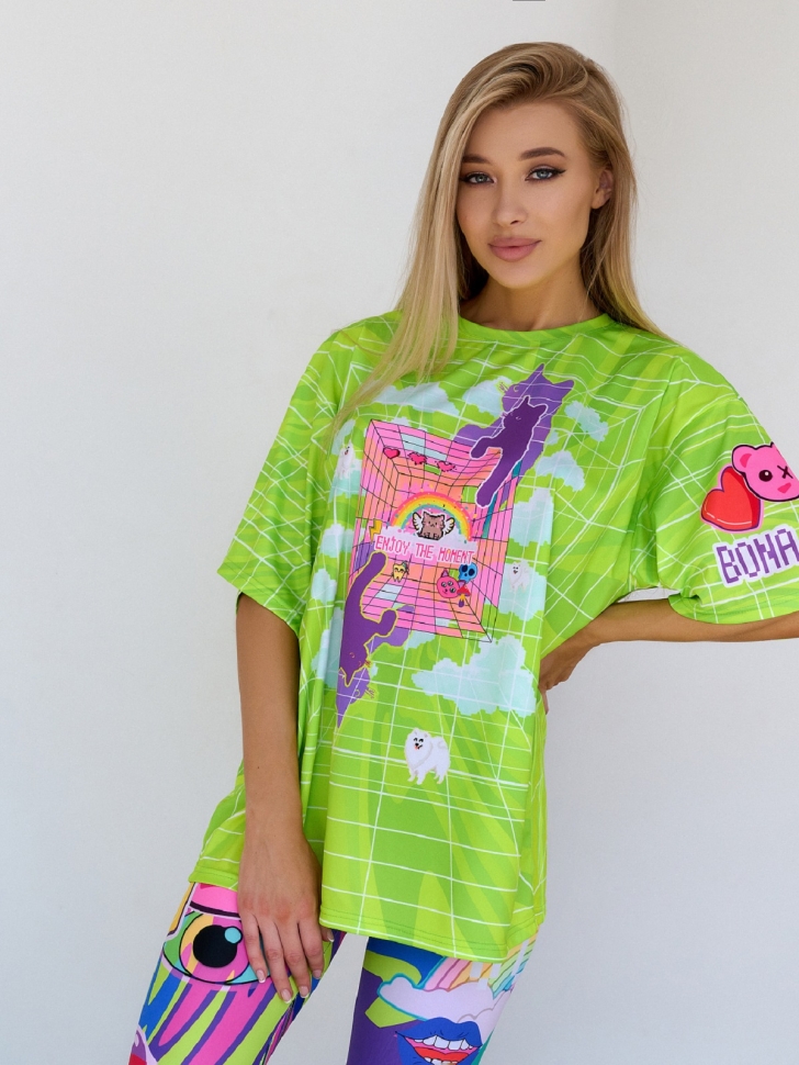 BonaFide Футболка OVERSIZE JOY (Green)