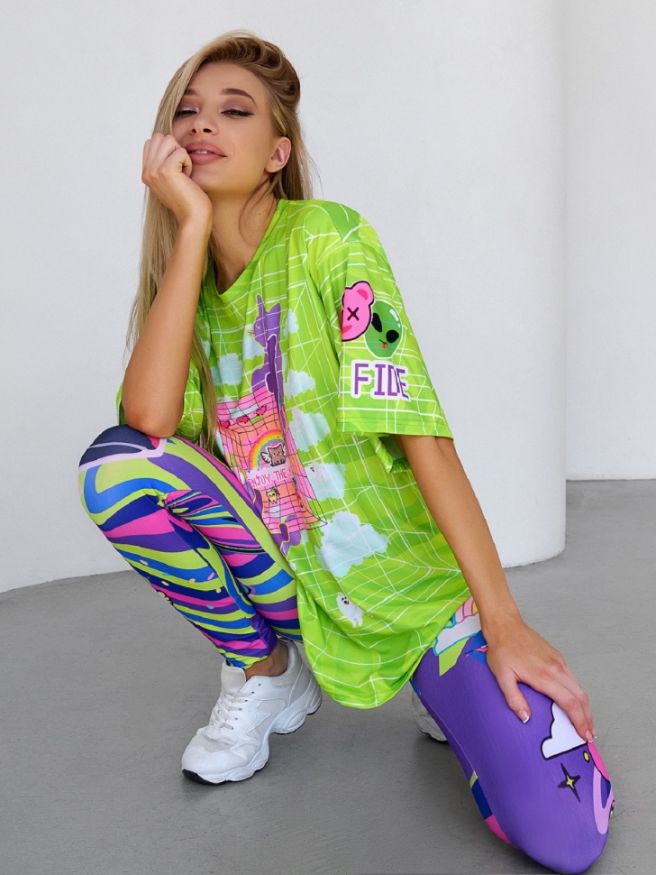 BonaFide Футболка OVERSIZE JOY (Green)