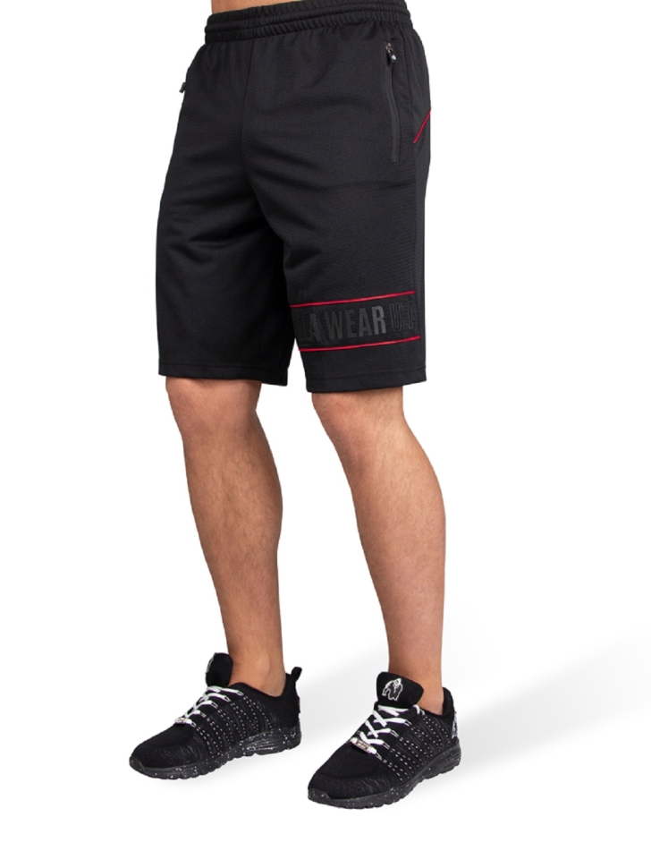 Gorilla Wear Шорты Branson GW-90938 (Black/Red)