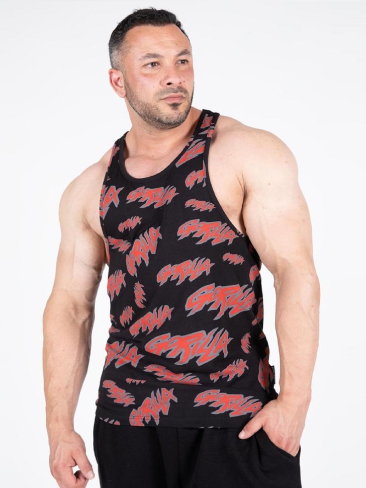 Gorilla Wear Майка Legacy GW-90137 (Black/Red)