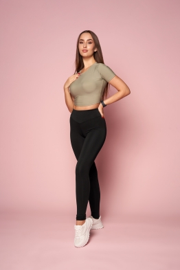 DELFANIA Лосины V-Classic (Black) ЧЗ