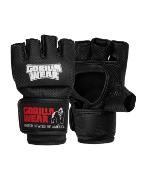 Gorilla Wear Перчатки Для Единоборств Manton MMA GW-99912 (Black)