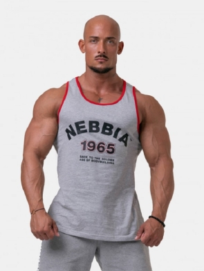 Nebbia Майка Old-school Muscle 193 (Light grey)