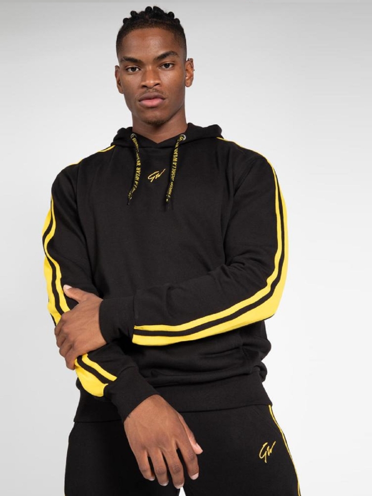 Gorilla Wear Толстовка С Капюшоном Banks GW-90716 (Black/Yellow)