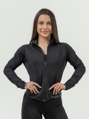 Nebbia Куртка Zip-Up Jacket INTENSE Warm-Up 833 (Black)