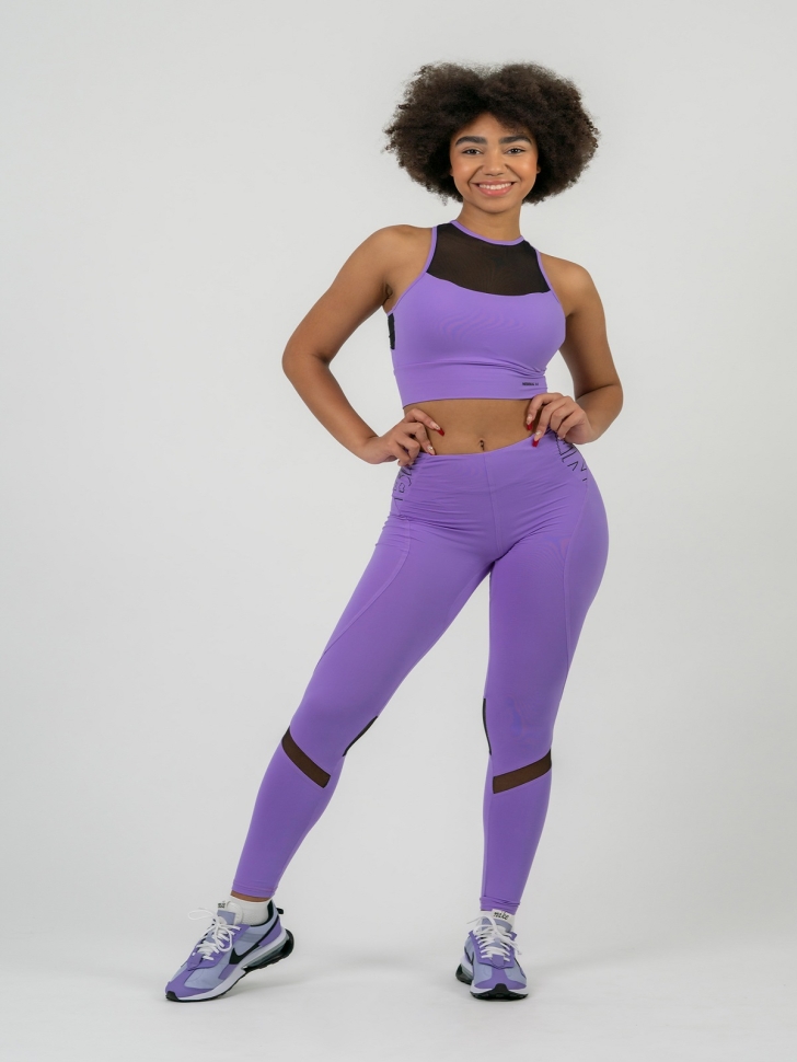 Nebbia Лосины 443 Fit Activewear High-Waist (Lila) ЧЗ